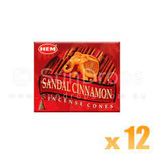 Hem Incense Cone Cinnamon 10Pc*12
