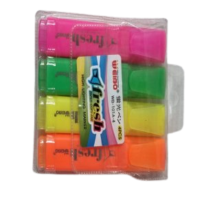 Weibo High Light Marker 04Pcs (JMD-255)