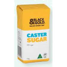 Black & Gold Caster Sugar 1Kg