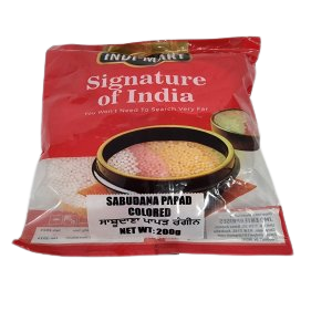 Indi-Mart Sabudana Papad Colored 200g