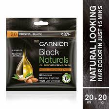 Garnier Natural Black Hair Col 20g+20Ml