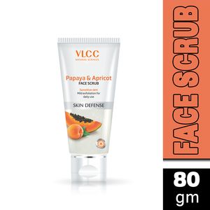 !Vlcc Papaya & Apricot Face Scrub 80g
