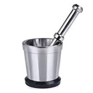 Ss Mortar & Pestle(Hamamdasta) No.1