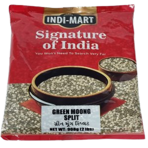 Indi-Mart Green Moong Split 1kg