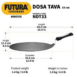 Futura Dosa Tava (Non Stick)33Cm(NDT33)