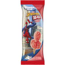 Paddle Pop M Spiderman 3D Ice Straw Flv