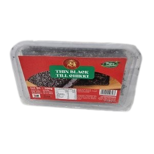 24C Black Sesame(til) Thin Chikki  300g