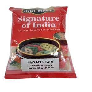 Indi-Mart Fryums (Hearts Shaped) 200Gm