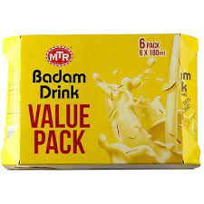 Mtr Badam Drink 180Ml (6Pack)