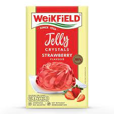[220136] Weikfield JellyCrystal Strawberry 90g