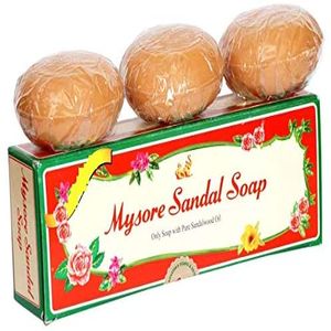 [100224] Mysore Sandal Soap 150g*3