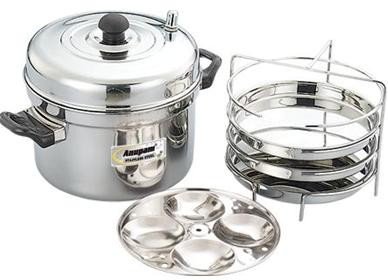 [360275] Anupam S Steel Multi Pot (Big)