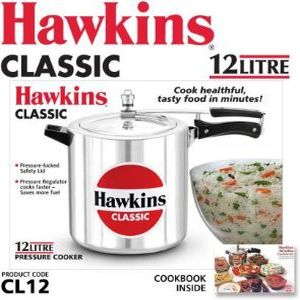 [360555] Hawkins Classic Pr Cooker 12Lt (CL12)