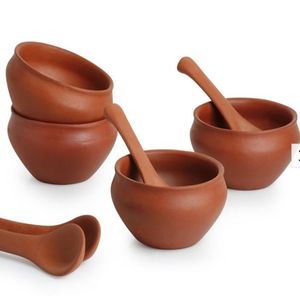[361546] Clay Soup Bowl Set (4 pcs set)