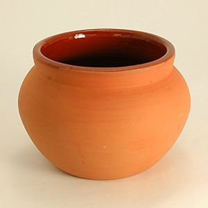 [361605] Clay Briyani Pot Large
