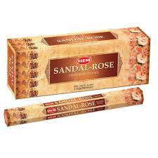 [110429] Hem Sandal Rose Incense 20Sticks*6