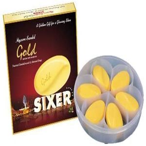 [101233] Mysore Sandal Gold Sixer Soap 125g*6