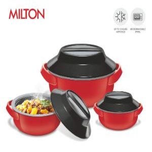 [361524] Milton Microwaveable Casserole 3pc Set
