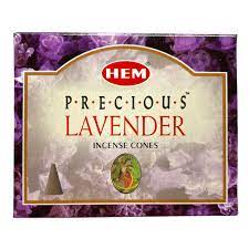 [250182] Hem Incense Cone Lavender 10Pc