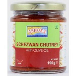 [120104] Ashoka Schezwan Chutney Olive Oil 285g