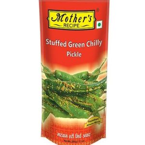 [80991] M Recipe Stuff Green Chilly Pickle 200g